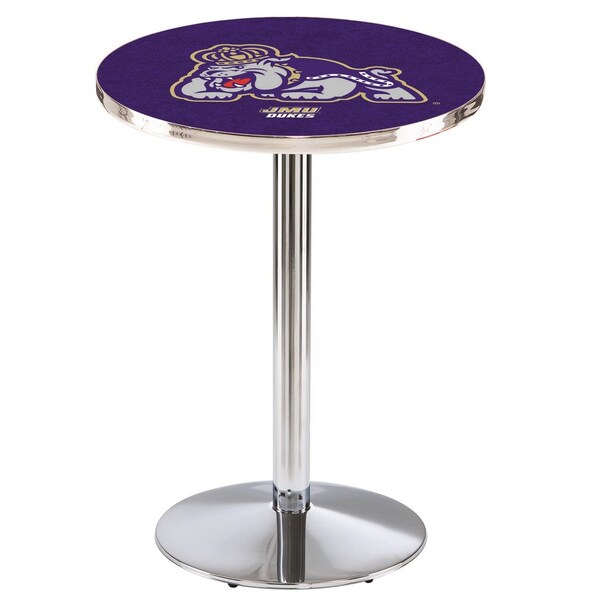 42" Chrome James Madison Pub Table